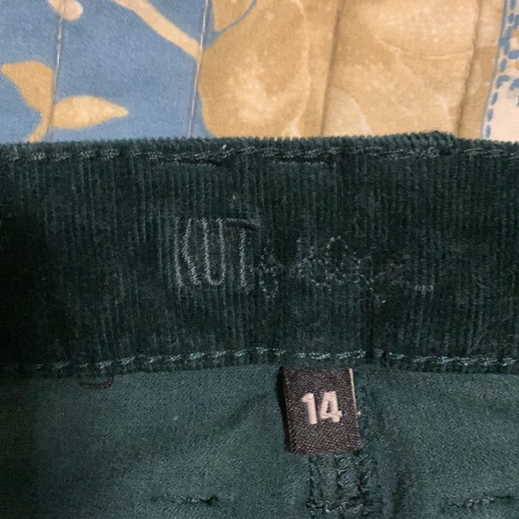 Dark green Kut Corduroy pants - Picture 2 of 7